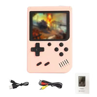 Built-in 500 Classic Games Gameboy Handheld Retro Video Game Console Kids Toy Pink