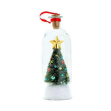 Christmas Tree Message Bottle Ornament Mini Christmas Tree Decor for Family and Friends