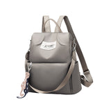 3-in-1 Anti-Theft Backpack for Women Men Convertible Handbag Travel Shoulder Bag Khaki