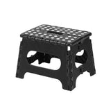 Folding Step Stool Portable Lightweight Stool for Adult Black
