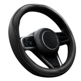 Breathable Microfiber Leather Steering Wheel Cover Style 2