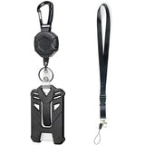 Retractable Badge Holder with Lanyard ID Card Holder for Work