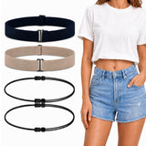 4PCS Adjustable Elastic Shirt Tuck Bands for Crop Hem Styling for Women
