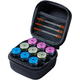 9-Compartment Insulin Storage Case Portable Organizer Bag with Mesh Compartments Protective Foam Lining Travel Case