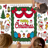 Christmas Giant DIY Coloring Poster 76x183cm Wall Art Banner