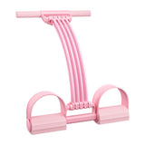 8-Tube Adjustable Resistance Bands with Pedal Detachable Exercise Bands Resistance Training Equipment for Home Office Yoga Workouts Pink
