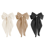 3-Piece Large Bow Ribbon Hair Clip Set for Women and Girls – Fashion Hair Accessories