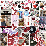 50 Pcs Aesthetic Downtown Girls Vinyl Waterproof Stickers Pack
