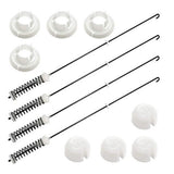 4 Pcs Suspension Rods W10780045 Compatible with Whirlpool Kenmore Amana