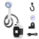 Portable USB Rechargeable Camping Shower Pump for Outdoor RV Travel