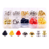 150 PCS Butterfly Clutch Tie Tacks Pin Back Replacement with Storage Box