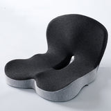 1PC Memory Foam Seat Cushion with Ergonomic Back Support for Office & Car Seats