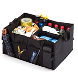 Collapsible Car Trunk Organizer with Multi-Compartments for Tools & Storage