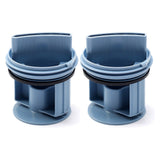 2 Pcs Drain Pump Filter Cover for Bosch Washing Machine Replacement