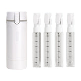 4 in 1 Travel Bottles Dispenser for Shampoo Lotion White