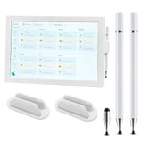 10.1 Inch Smart Digital Calendar Family Planner Wall Tablet with Stylus Pens White