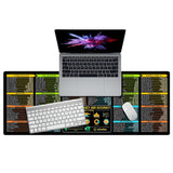 Extra Large Excel Shortcut Mouse Pad – Non-Slip Desk Mat for Office