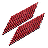 20 PCS Car Interior Air Vent Decorative Trim Strip Universal Fit for All Models Red