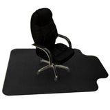 Chair Mat for Floors Desk Chair Mat for Home Office Floor Protector Smooth Rolling Mat Black
