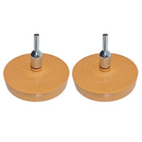 2 PCS Car Decal Remover Rubber Eraser Wheel Tool for Drill Adhesive Pinstripe Sticker