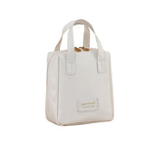 PU Leather Makeup Bag Travel Cosmetic Bag Multi-functional Toiletry Bag Daily Use Beige