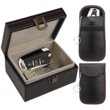 RFID Box and 2Pcs Car Key Bags Set Anti Theft RFID Security Kit