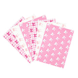 6 Sheet Gift Wrap Paper 70x50cm Coquette Bow Pattern Set Style 2