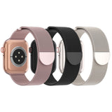 3PCS Milanese Loop Attraction Piece Band Compatible with Apple Watch 11 10 9 8 SE 7
