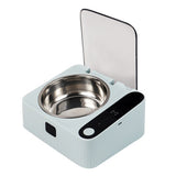 Smart Cat Food Bowl Stainless Steel Auto Lid Rechargeable Sensor