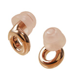 Silicone Noise Reduction Earplugs Reusable with 3 Pairs Ear Tips Gold