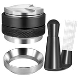 51mm Espresso Accessories Kit With Coffee Distributor And Double Head Tamper Leveler