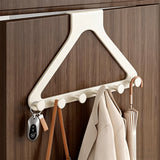No Drill Over-the-Door Hanger Organizer Doors Towel Racks for Bathroom