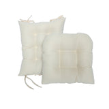 2Pcs Set Non-Slip Rocking Chair Cushion Set with Seat and Back Cushion Beige