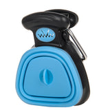 Handheld Foldable Pet Pooper Scooper – Easy Poop Pickup and Cleaner Blue