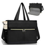 Insulated Lunch Tote Bag with Compartment Perfect for Travel and Leisure Black