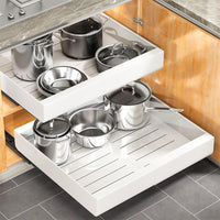 Pull-Out Cabinet Organizer Expandable Slide Out Pantry Shelves Storage