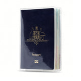 5PCS Transparent Passport Cover with Card Slots Protector Style 2