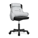 Back Rest Reading Pillow Neck Lumbar Support Pillow Chair Cushion Grey Dog