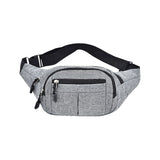 Unisex Sling Bag Chest Pack Fanny Pack Sports Waist Bag Wallet Grey