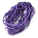 220Pcs Rubber Bands Elastic Bands for Office File Organization Purple