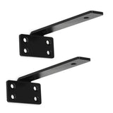 2Pcs Floating Shelf Brackets 0.4 cm Thick for Shelves Support DIY Small
