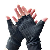 Copper Infused Compression Gloves Wrist Finger Support for Men Women