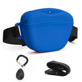 Upgrade Stronger Closure Dog Treat Pouch with Training Treat Bag Pouch Blue