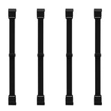 4Pcs Trash Can Locks Metal Double Claw Strap for Outdoor Waste Bin Lid Lock