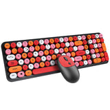 2.4GHz  Wireless Keyboard and Mouse Combo Cute Pink