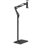 Adjustable Floor Stand Holder Overhead Bed Phone Stand Compatible with Tablet iPad