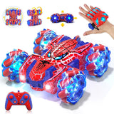 360 Degree Gesture RC Stunt Car Dual Control with LED Lights