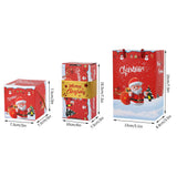 Christmas Folding Surprise Gift Box with 10 Jumping Bounce Gift Boxes Red