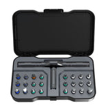 Ratchet Screwdriver Set with S2 Steel Bits and Portable Hard Case Style 1