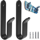 2Pcs Anti-Slip Surfboard Rack Wall Mounted Art Display Storage Rack